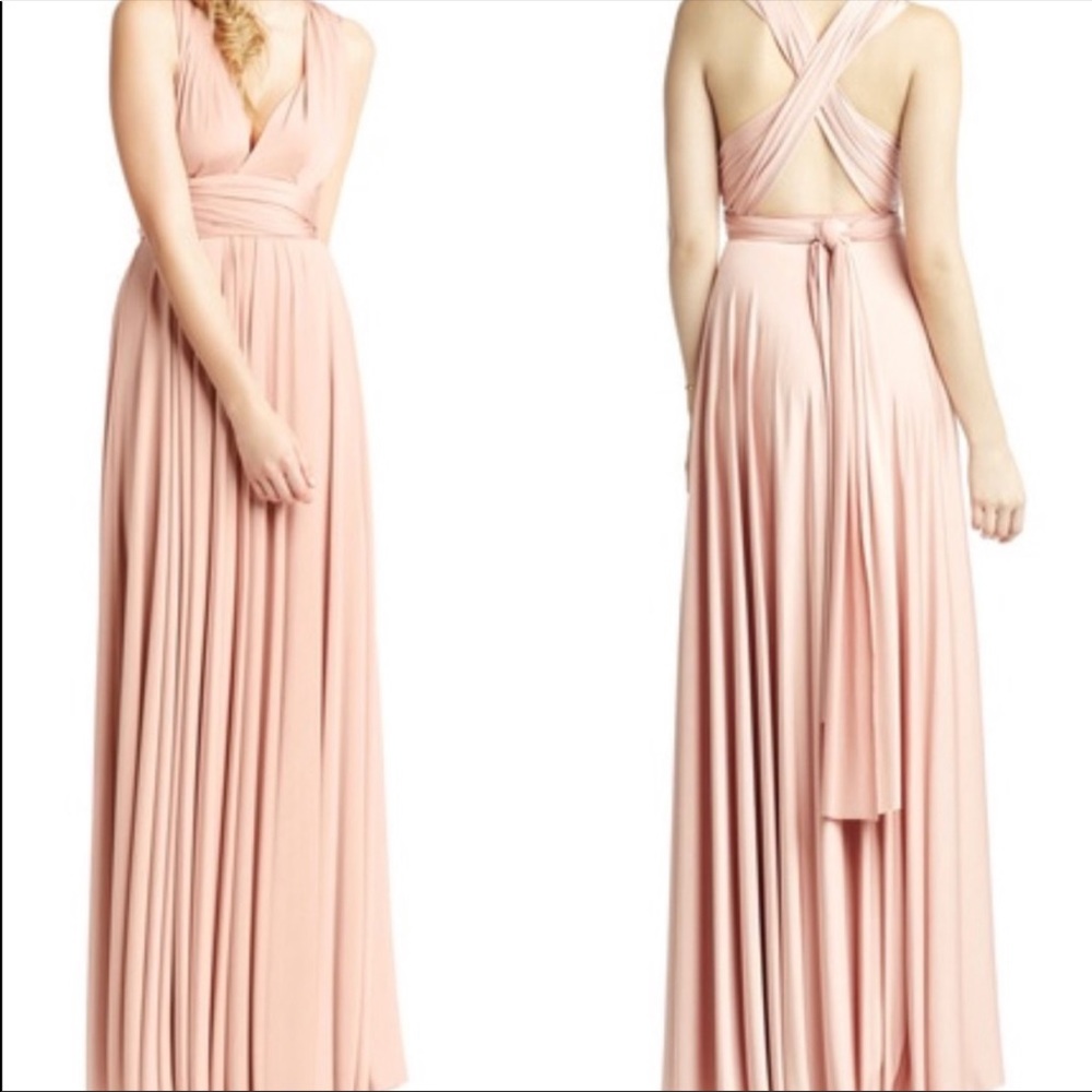 BHLDN Twobirds Ginger convertible maxi dress size A (Small/Medium) - Picture 3 of 5